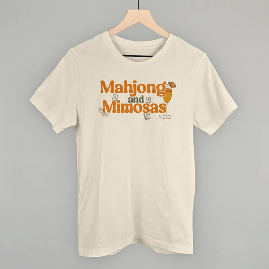 Mahjong and Mimosas graphic tee in Natural