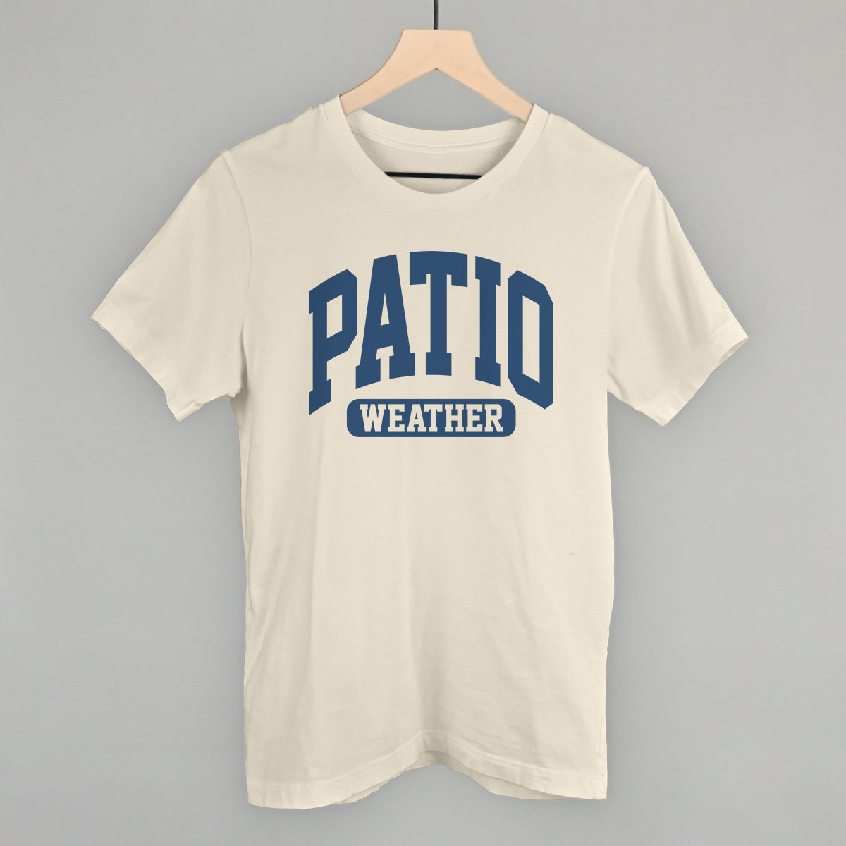 Patio Weather graphic tee in Natural
