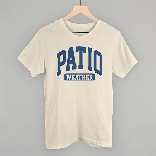 Patio Weather graphic tee in Natural