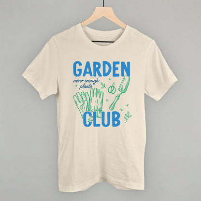 Garden Club Gardening graphic tee in Natural