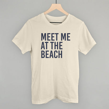 Meet Me At The Beach graphic tee in Natural