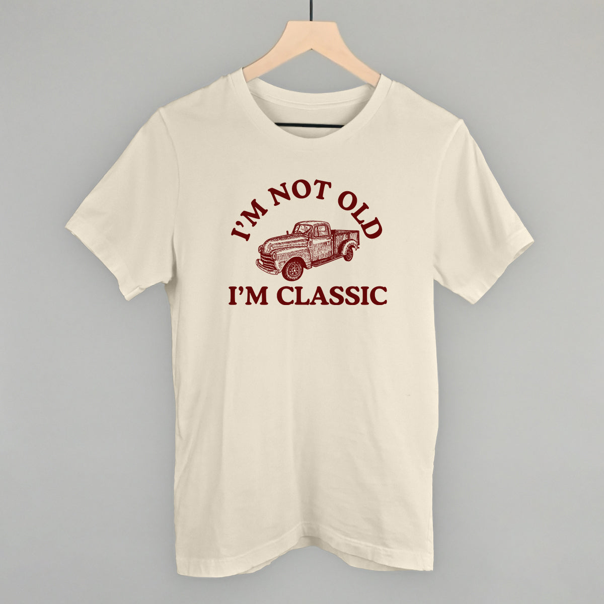 I'm Not Old I'm Classic Truck graphic tee in Natural