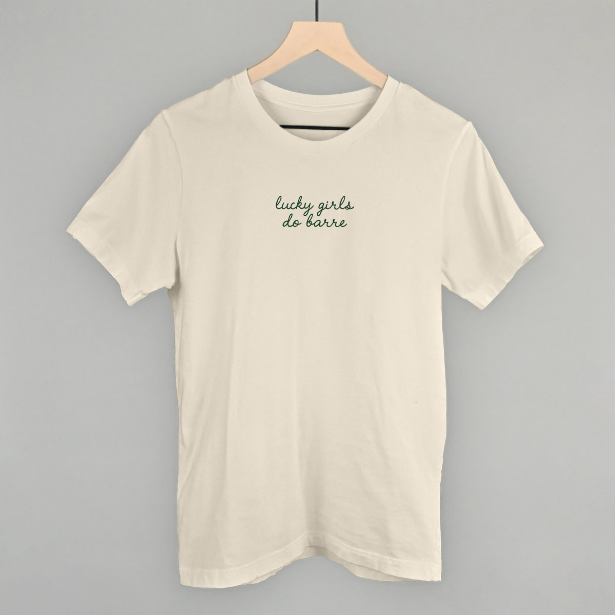 Lucky Girls Do Barre St. Patrick's Day graphic tee in Natural