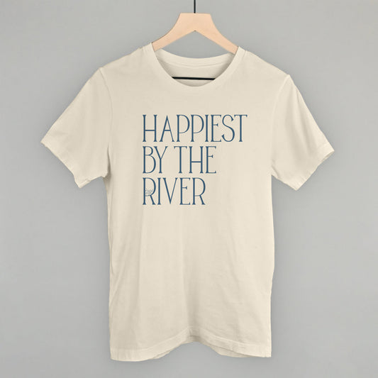 Happiest By The River Funny T-Shirt in Natural – Ivy + Cloth