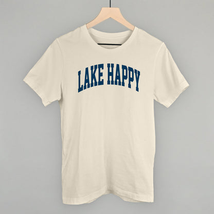 Lake Happy graphic tee in Natural