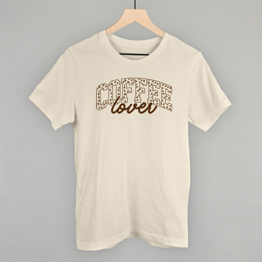 Coffee Lover graphic tee in Natural