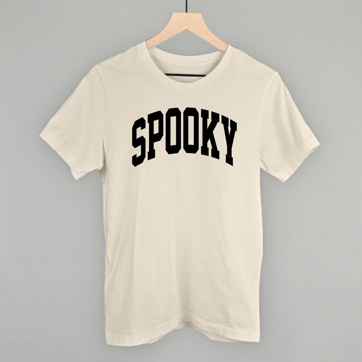 Spooky Halloween graphic tee in Natural