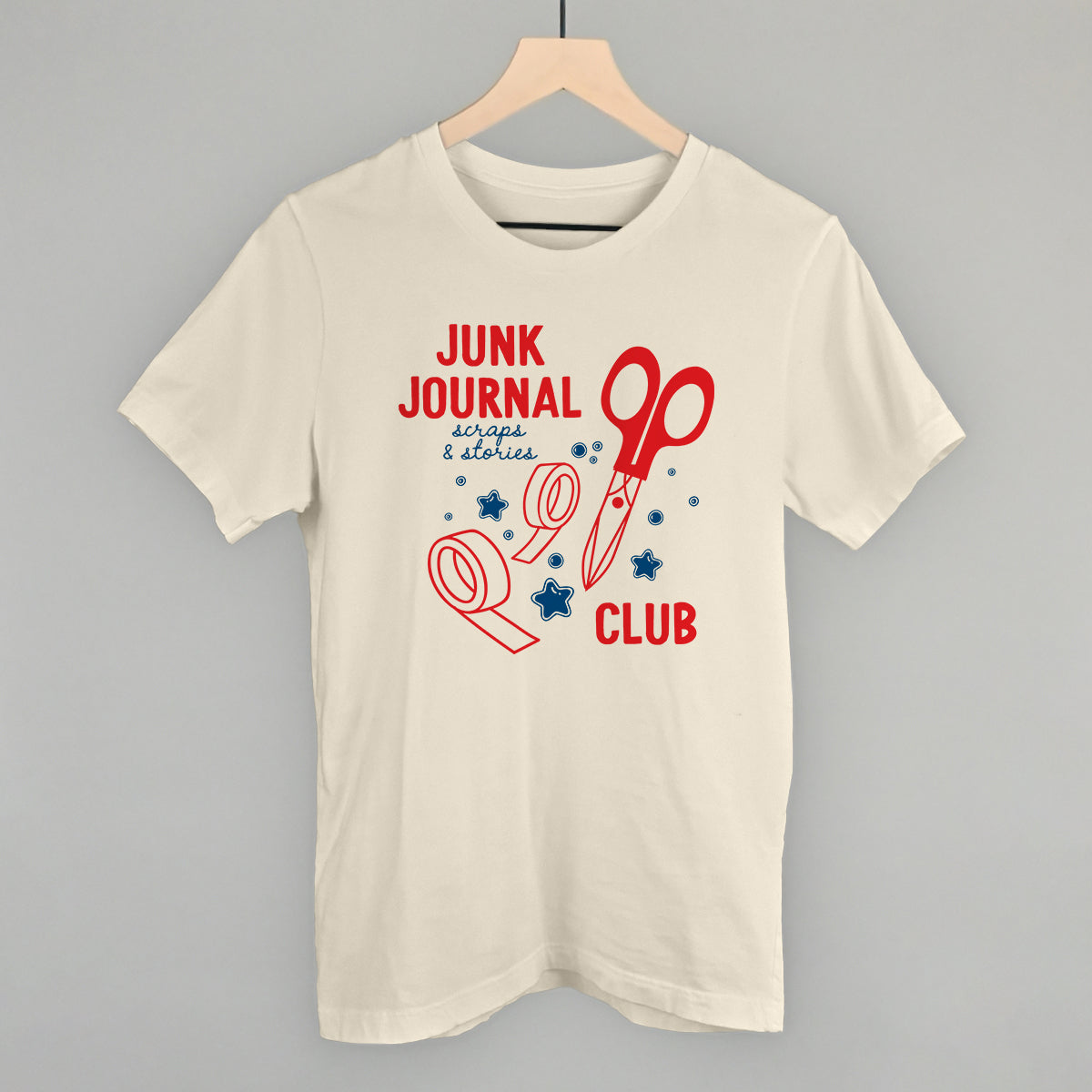 Junk Journal Club Funny T-Shirt in Natural – Ivy + Cloth