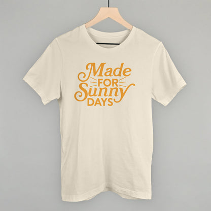 Made For Sunny Days Summer graphic tee in Natural