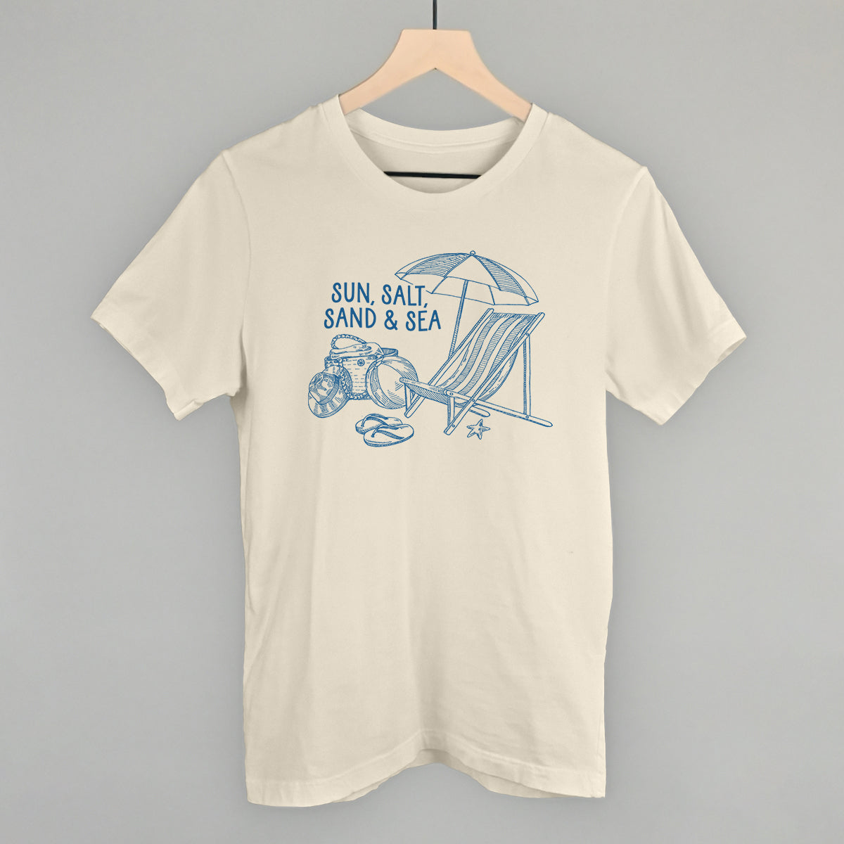 Sun, Salt, Sand & Sea Funny T-Shirt in Natural – Ivy + Cloth
