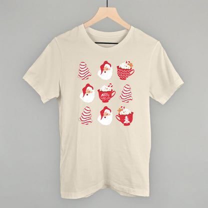 Christmas Tree Cake Santa Funny T-Shirt in Natural – Ivy + Cloth