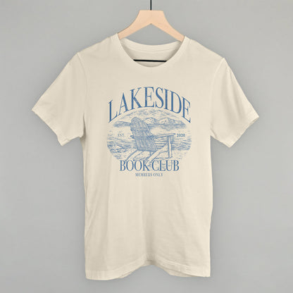 Lakeside Book Club graphic tee in Natural