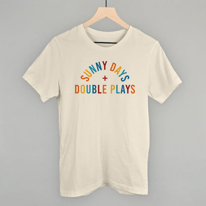 Sunny Days and Double Plays Baseball graphic tee in Natural