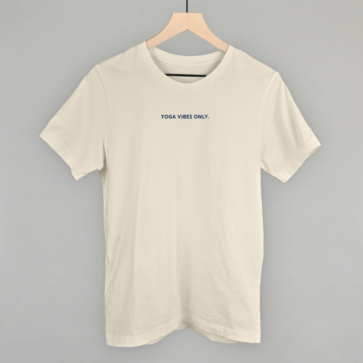 Yoga Vibes Only Funny T-Shirt in Natural – Ivy + Cloth