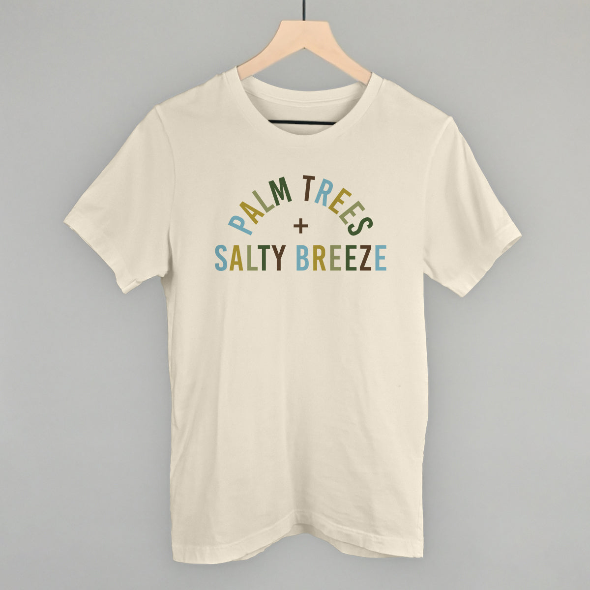 Palm Trees And Salty Breeze Funny T-Shirt in Natural – Ivy + Cloth
