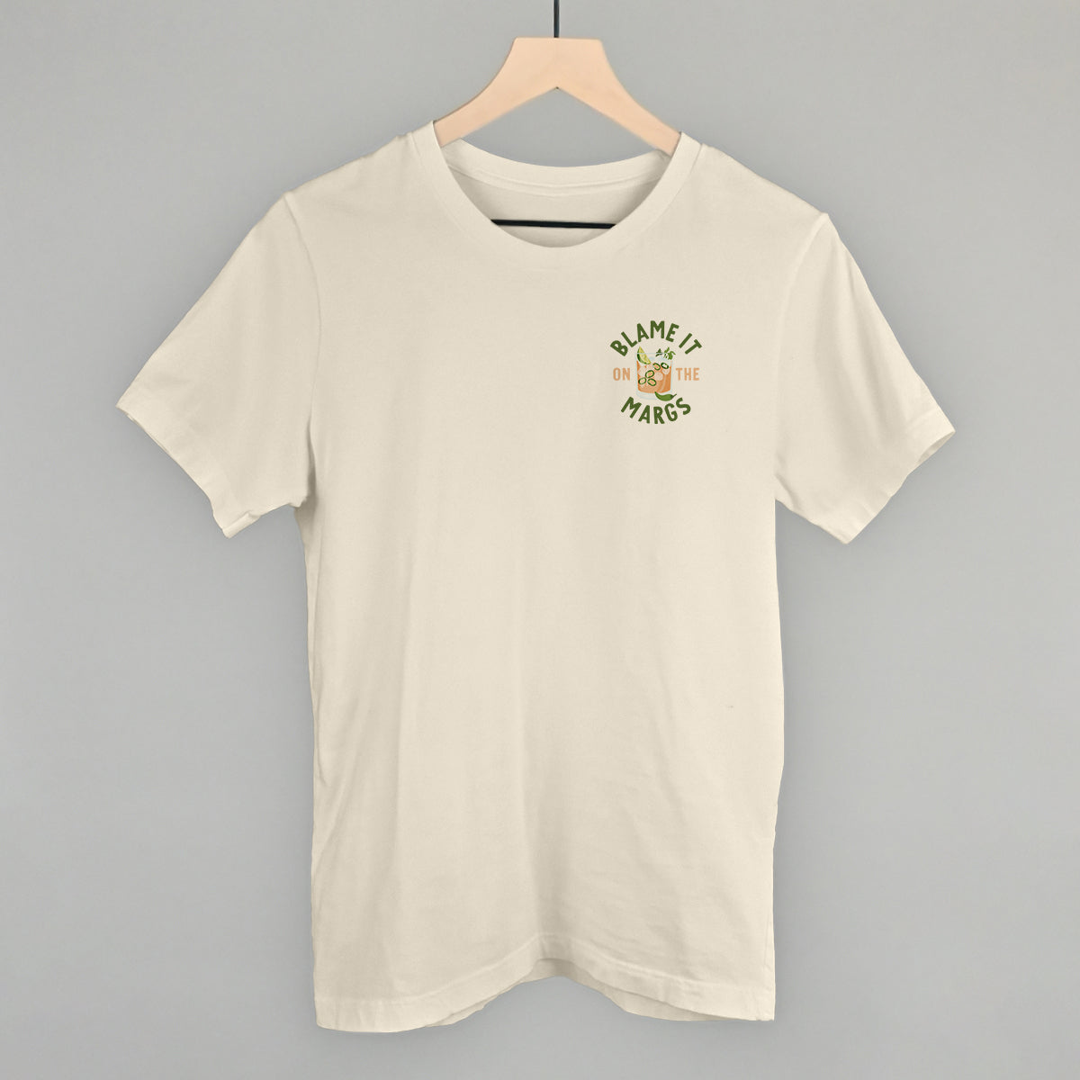 Blame It On The Margs (Left Chest) Funny T-Shirt in Natural – Ivy + Cloth