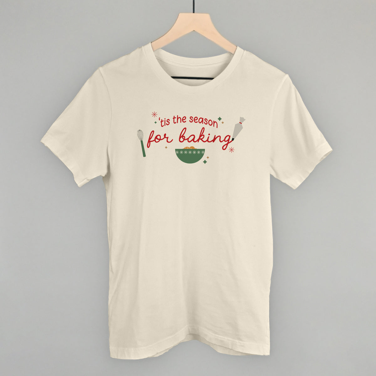 'Tis The Season For Baking Doodles Funny T-Shirt in Natural – Ivy + Cloth