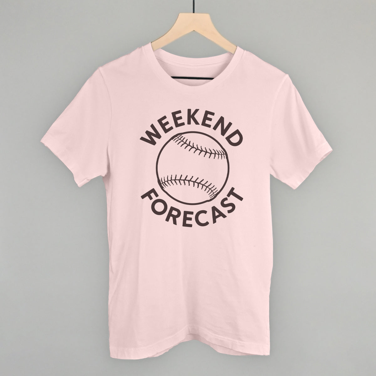 Weekend Forecast Funny T-Shirt in Soft Pink – Ivy + Cloth