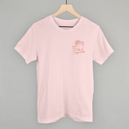 Pass The Tequila (Left Chest) Funny T-Shirt in Soft Pink – Ivy + Cloth