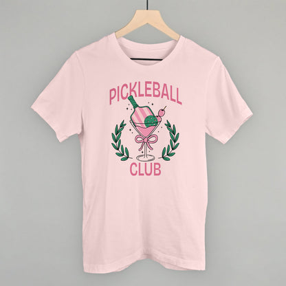 Pickleball Club Martini Funny T-Shirt in Soft Pink – Ivy + Cloth