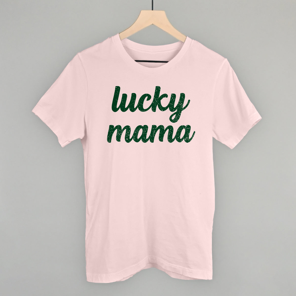 Lucky Mama Funny T-Shirt in Soft Pink – Ivy + Cloth