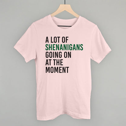 A Lot Of Shenanigans Going On At The Moment Funny T-Shirt in Soft Pink – Ivy + Cloth