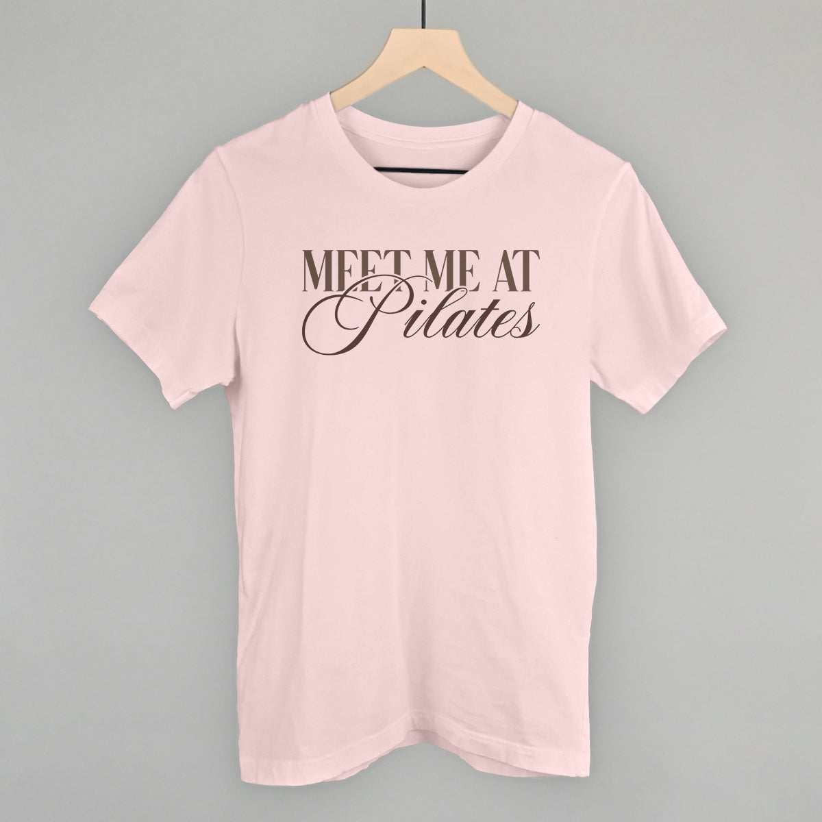 Meet Me At Pilates Funny T-Shirt in Soft Pink – Ivy + Cloth