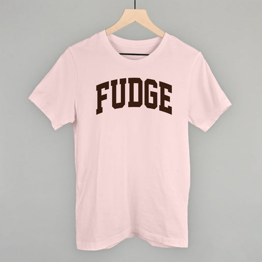 Fudge Arch Funny T-Shirt in Soft Pink – Ivy + Cloth
