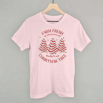 Farm Fresh Christmas Tree Cake Funny T-Shirt in Soft Pink – Ivy + Cloth