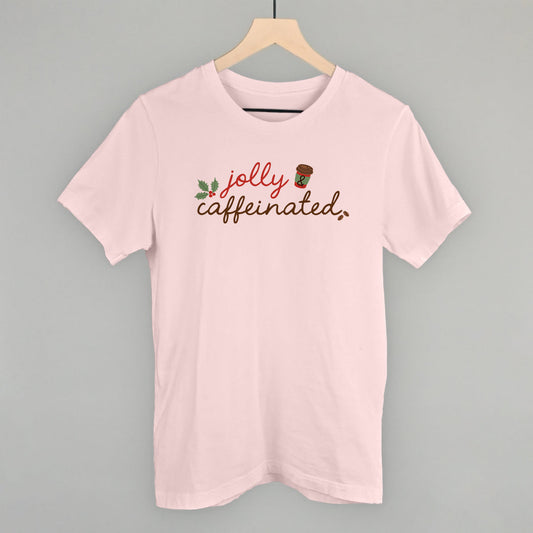 Jolly & Caffeinated Funny T-Shirt in Soft Pink – Ivy + Cloth