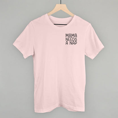 Mama Needs A Nap graphic tee in Soft Pink