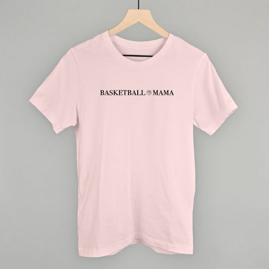 Basketball Mama graphic tee in Soft Pink