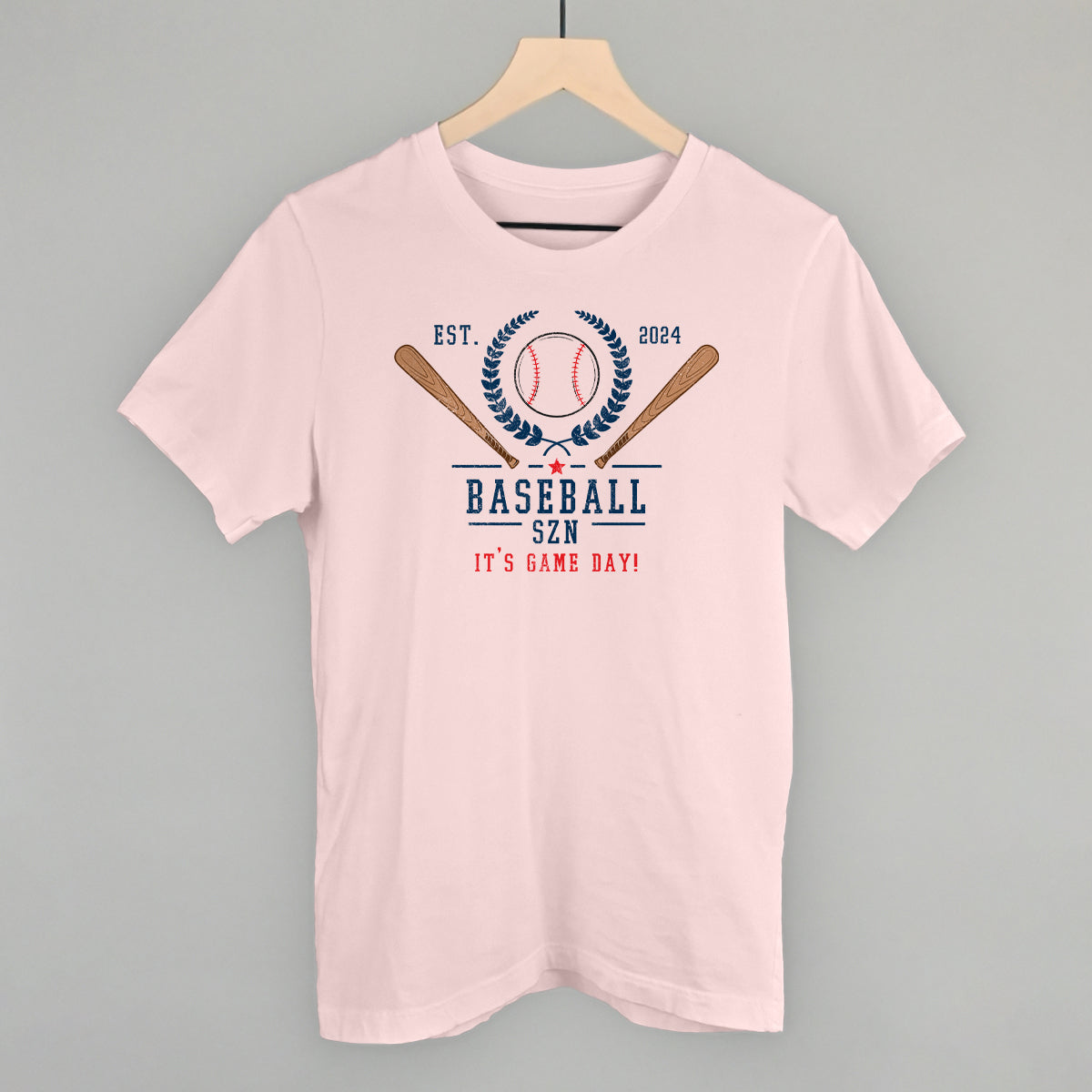 Baseball Szn Funny T-Shirt in Soft Pink – Ivy + Cloth