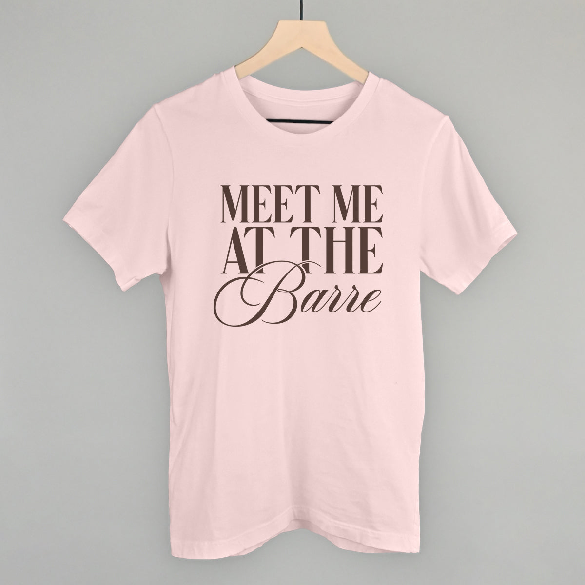Meet Me At The Barre Funny T-Shirt in Soft Pink – Ivy + Cloth