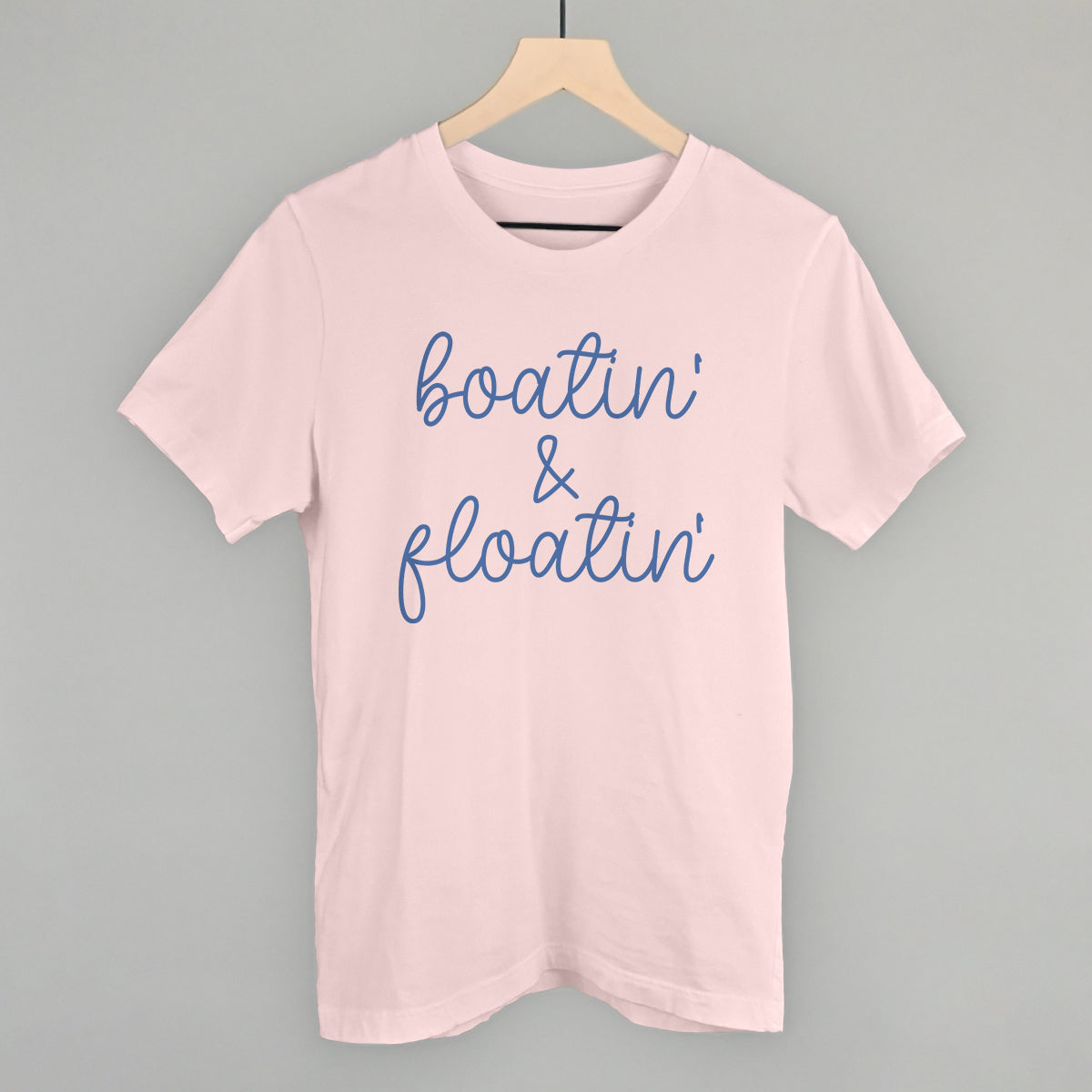 Boatin' & Floatin' Funny T-Shirt in Soft Pink – Ivy + Cloth