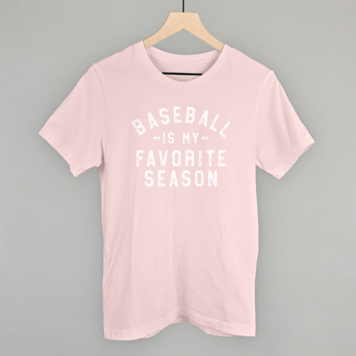 Baseball Is My Favorite Season Funny T-Shirt in Soft Pink – Ivy + Cloth