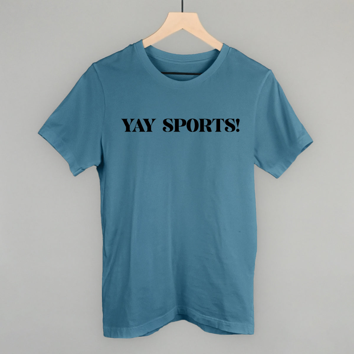 Yay Sports Funny T-Shirt in Steel Blue – Ivy + Cloth