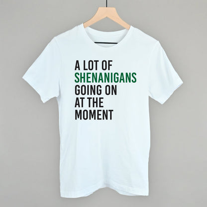 A Lot Of Shenanigans Going On At The Moment Funny T-Shirt in White – Ivy + Cloth