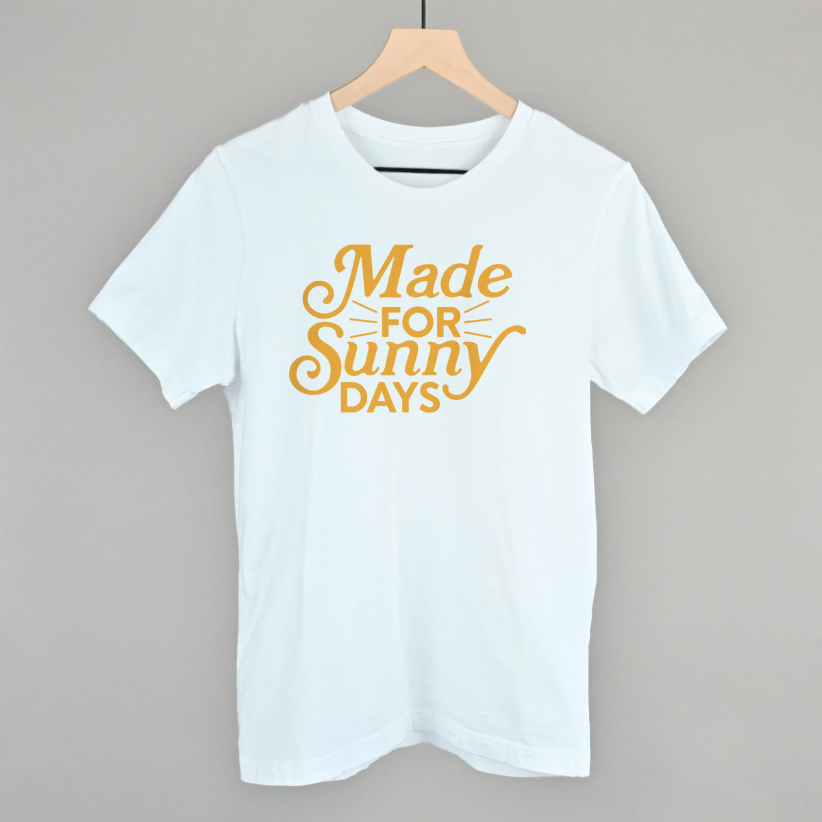 Made For Sunny Days Summer graphic tee in White