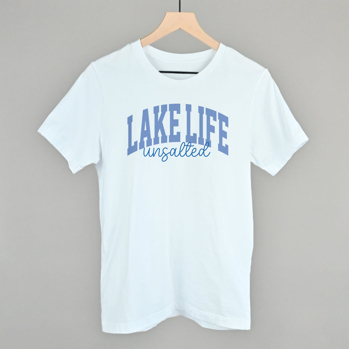 Lake Life Unsalted graphic tee in White