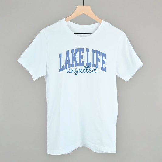 Lake Life Unsalted graphic tee in White