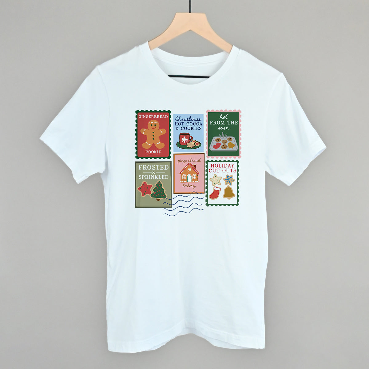 Christmas Cookie Stamps Funny T-Shirt in White – Ivy + Cloth