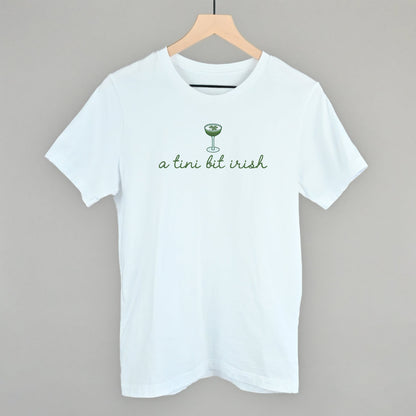 A Tini Bit Irish St. Patrick's Day graphic tee in White