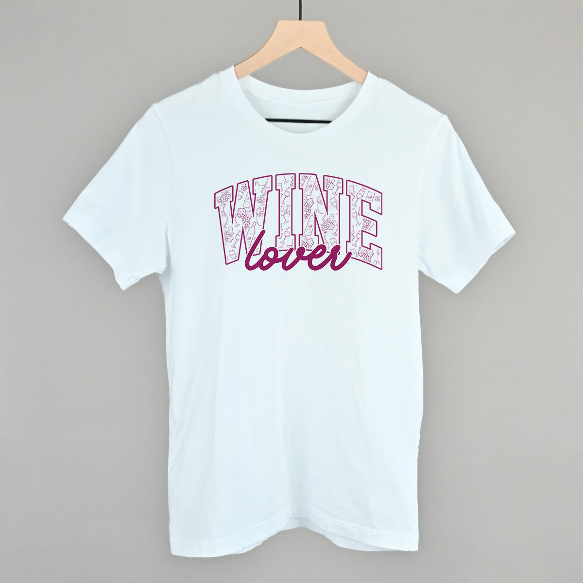 Wine Lover graphic tee in White