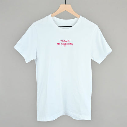 Yoga Is My Valentine Funny T-Shirt in White – Ivy + Cloth