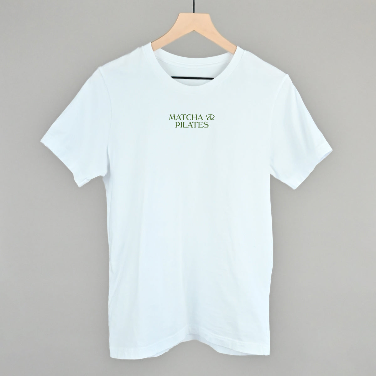 Matcha & Pilates graphic tee in White