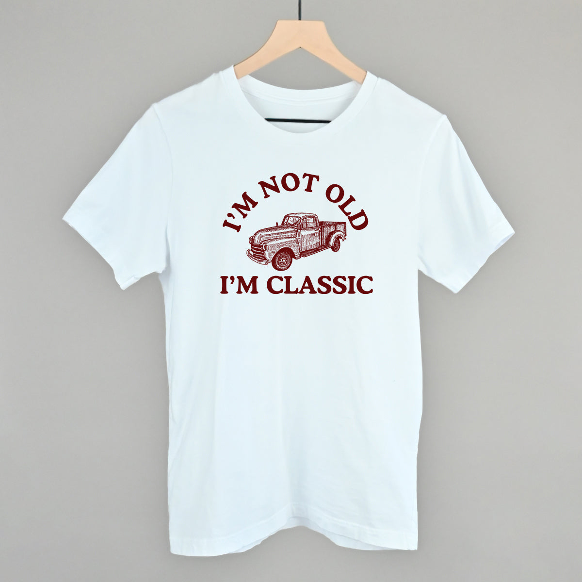 I'm Not Old I'm Classic Truck graphic tee in White