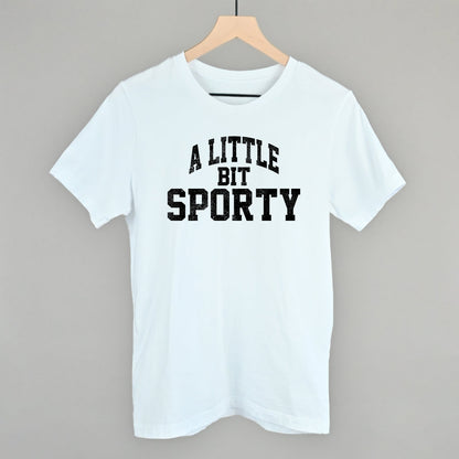 A Little Bit Sporty graphic tee in White