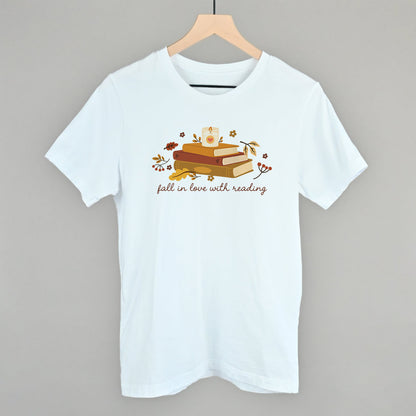 Fall In Love With Reading Funny T-Shirt in White – Ivy + Cloth