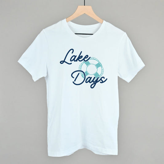 Lake Day Lifebuoy Funny T-Shirt in White – Ivy + Cloth